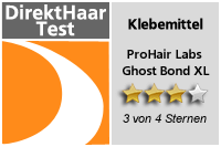 Klebemittel Erfahrungsbereicht Pro Hair Labs Ghost Bond XL- Bewertung 3 von 4 Sternen
