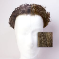Thin Skin Toupet - Farbwahl Sofortprogramm | #3 Graphit Braun  
