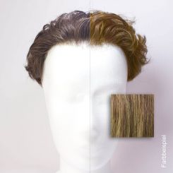 New Generation Toupet - Farbe #7 Haselnuss Sofortprogramm