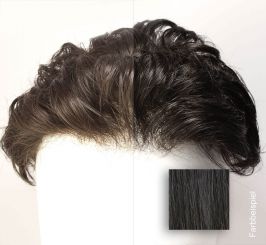 Swiss Lace Toupet - Farbe #1 Tief Schwarz Sofortprogramm