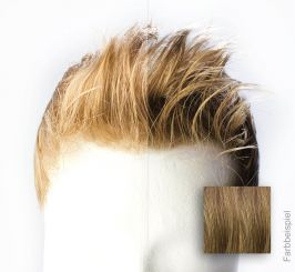 French Lace Toupet - Farbe #10R Dunkel Mittelblond Maßanfertigung