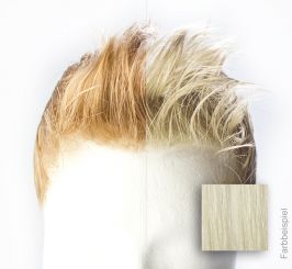 Monofilament - French Lace Toupet - Farbe #60RY Weißblond 