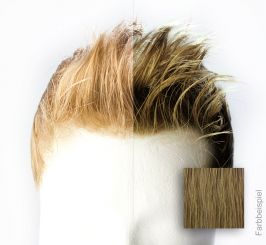 Monofilament - French Lace Toupet - Farbe #4R Braun 