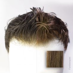 French Lace Toupet (PU) - Farbe #5 Schokobraun 