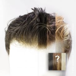 French Lace Toupet - Farbwahl 