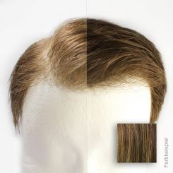 Ultra Lace Toupet - Farbe #7 Haselnuss 