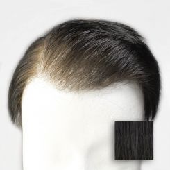 Ultra Lace Toupet - Farbe #1 Tief Schwarz 