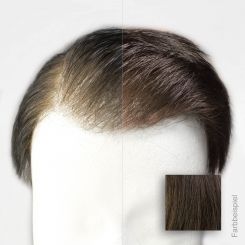 Ultra Lace Toupet - Farbe #2 Dunkelbraun 