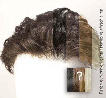 Swiss Lace Toupet - Farbwahl Maßanfertigung | Haarprobe eingeschickt